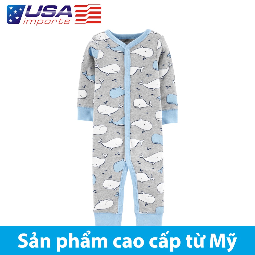 Đồ dài, đồ ngủ cotton cài nút Car-tờ Auth Từ Mỹ (1H298110)