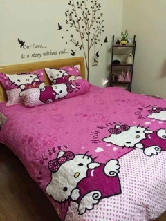 Sét drap mền trần phủ họa tiết cao cấp