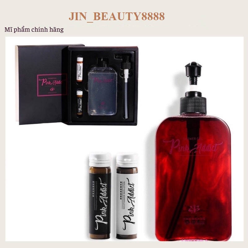 Sữa tắm nước hoa PiNK ADDICT 420ML DIY tự pha Hương thơm quyến rũ và bí ẩn Lưu hương lâu dưỡ | BigBuy360 - bigbuy360.vn