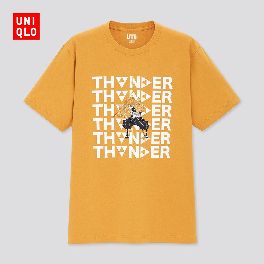 UNIQLO Áo Thun Tay Ngắn In Họa Tiết Cá Tính Trẻ Trung Thời Trang 437263