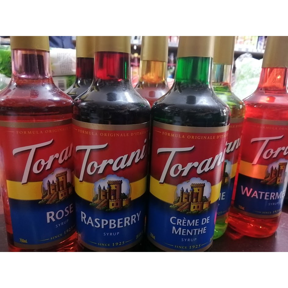Thùng Syrup Torani 750ml *12 chai