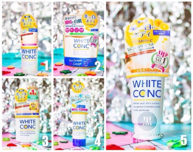 Sữa dưỡng thể trắng da,chống nắng White Conc Cc Cream