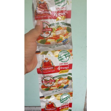 Hạt nêm neptune ( 4 trong 1) dây 6 gói 50gr .