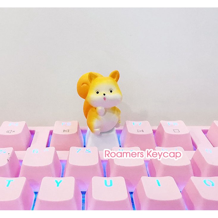 Keycap lẻ ABS PBT gấu mèo thỏ khủng long dễ thương (0041_CH)