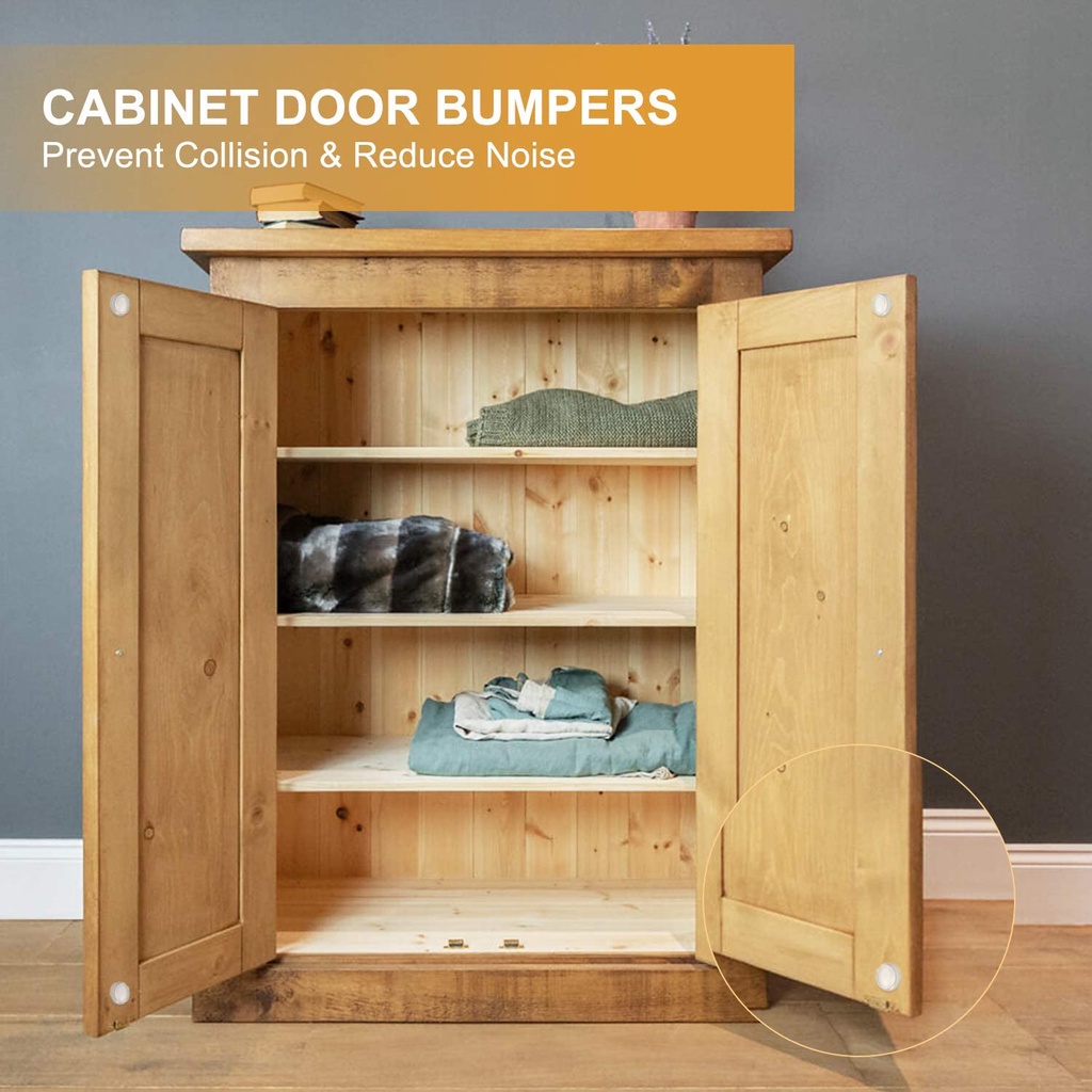 Bộ 50 Miếng Đệm Dán Chống Va Chạm Bảo Vệ Bề Mặt Nội Thất