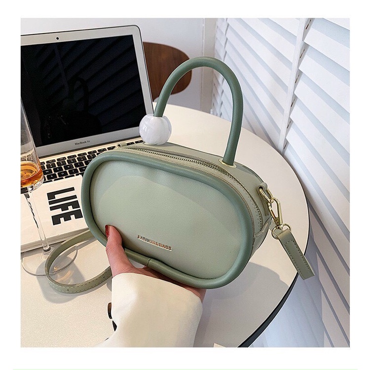 Túi cốp da ngọc size 21cm 4 màu cực xinh