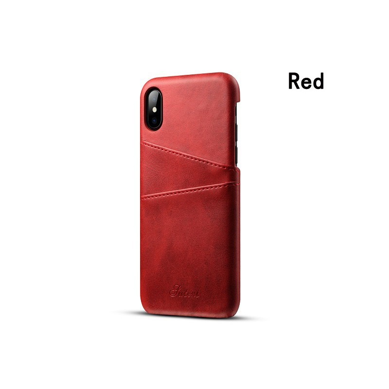 Bao da điện thoại có ngăn đựng thẻ cho iPhone 6 6s 7 8 plus x xr xs max