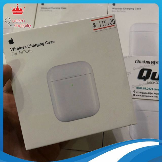 Dock ( Hộp) sạc Airpod 2 Không dây ( Wireless ) , nguyên seal mới 100% , fullbox chưa active