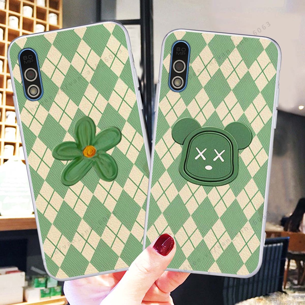 Ốp lưng Vsmart Bee / Bee 3 in hình hoa, gấu rich bear nghệ thuật, thời trang