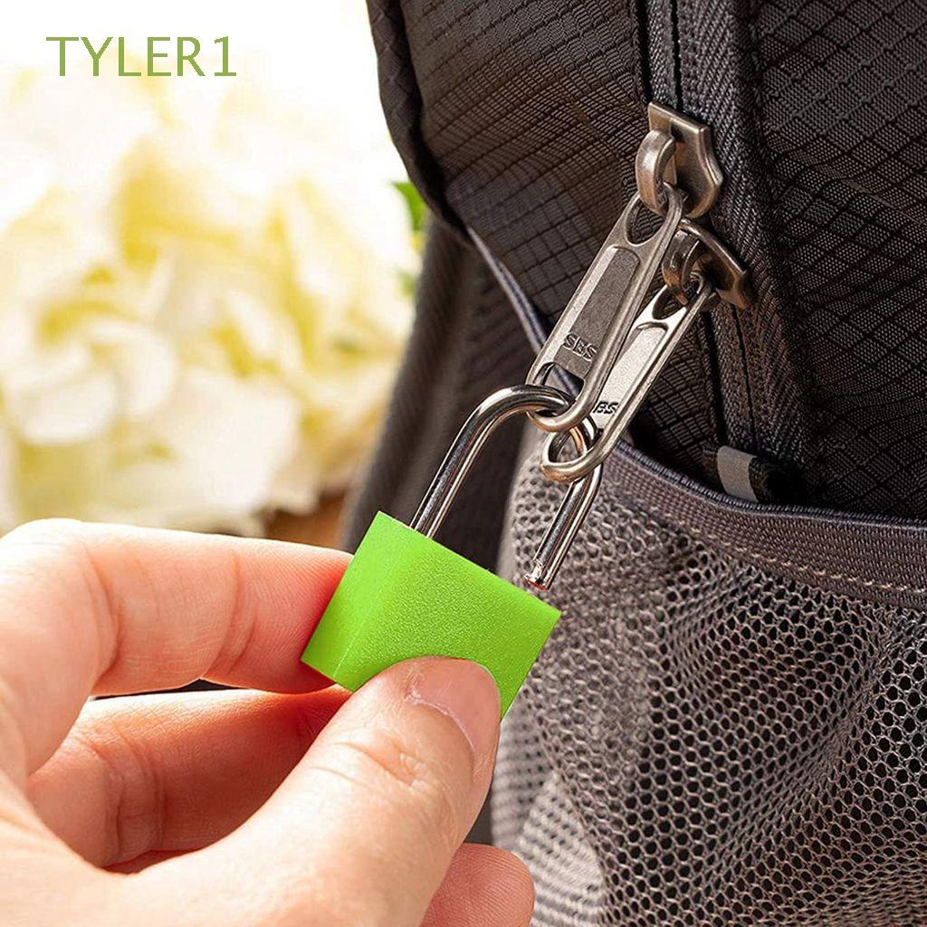 Set 1 Ổ Khóa Chống Trộm Kèm 2 Chìa Khóa Nhiều Màu Sắc Bằng Thép Tiện Dụng