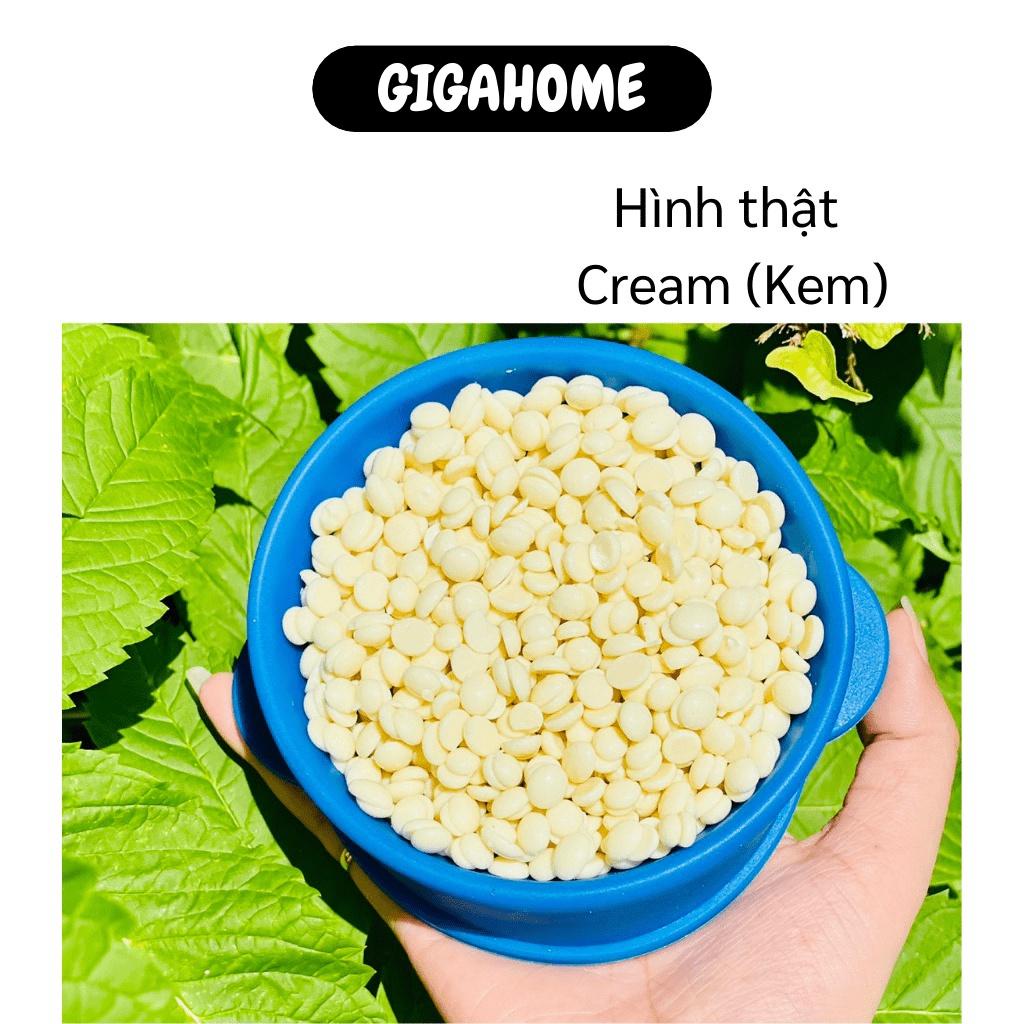 Sáp Màu Wax Lông Cao Cấp Siêu Bám Dính Không Đau Tặng Que Gạt Triệt Lông GIGAHOME Sáp Hard Beans Nhập Khẩu Túi Zip 100g