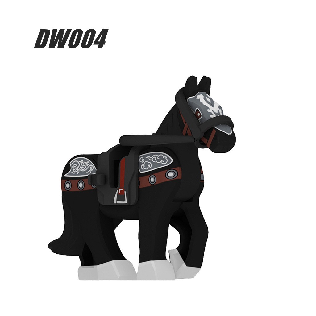 Đồ chơi lắp ráp con ngựa tam quốc non-lego classic DW001 - DW006