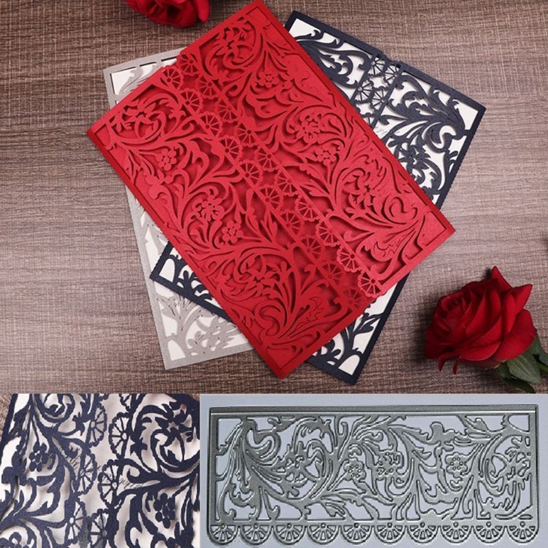 Khuôn Cắt Giấy Làm Từ Kim Loại Hình Trái Tim Cách Điệu Trang Trí Scrapbook