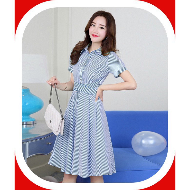 Đầm dự tiệc dáng xòe chất kate thun hàng cao cấp dáng rất xinh 01296