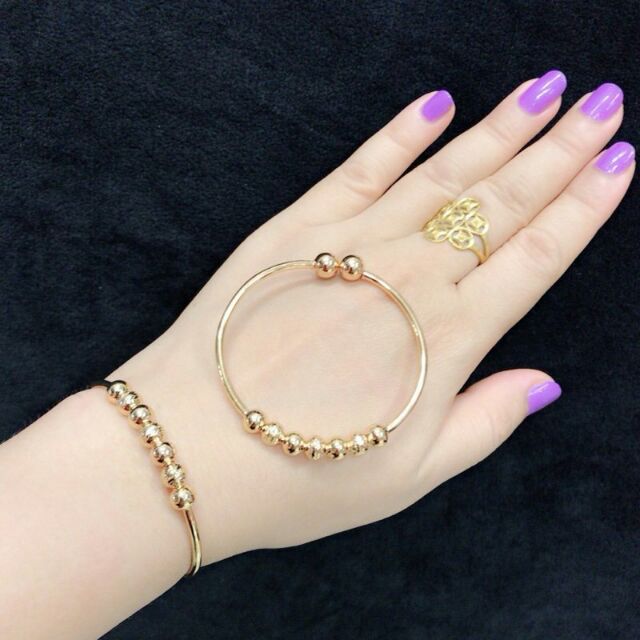 Lắc tay bi chuỗi cực đẹp mạ vàng 18k