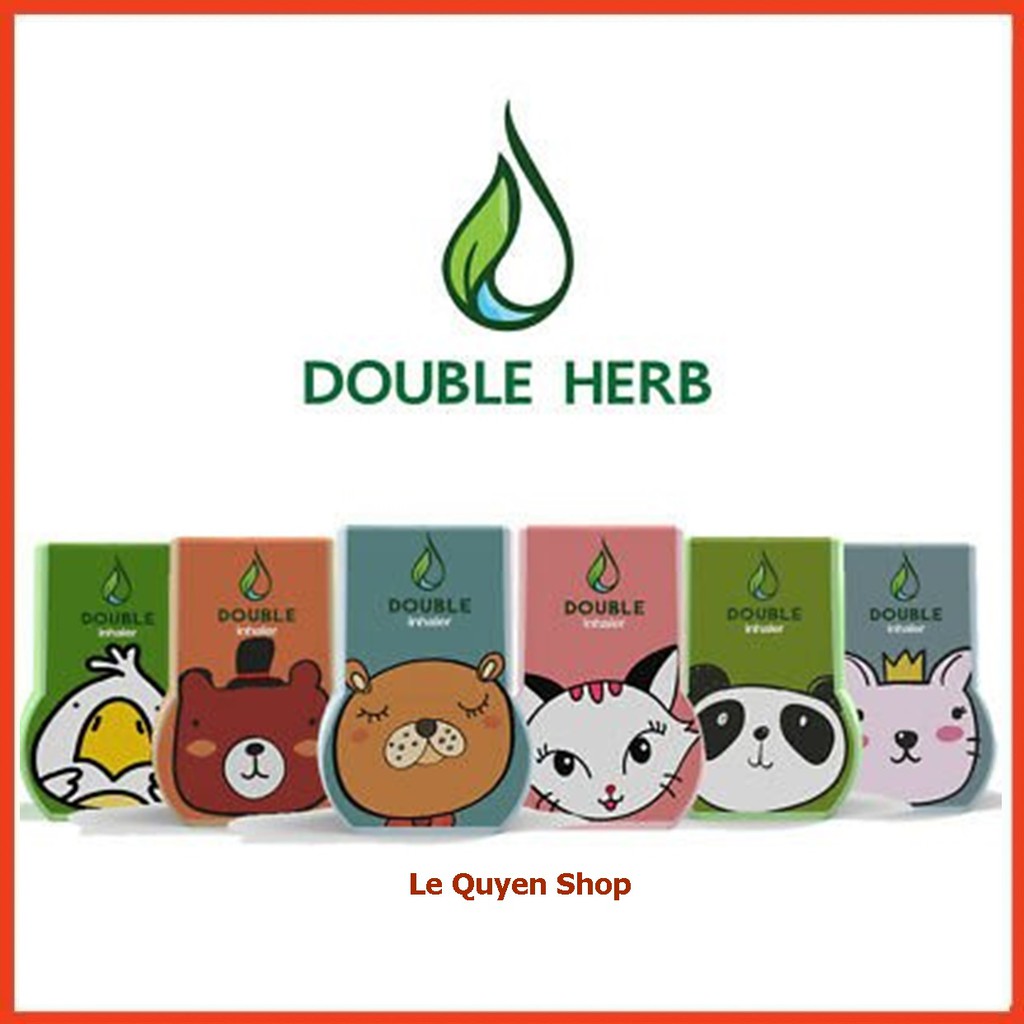 Ống Hít Đôi Thông Mũi Double Inhaler Thái Lan
