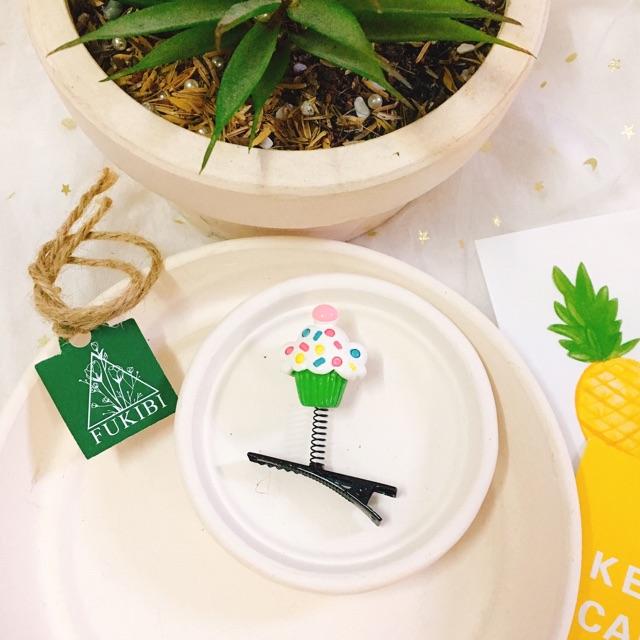 KẸP LÒ XO CUPCAKE DẸP ẢNH THẬT
