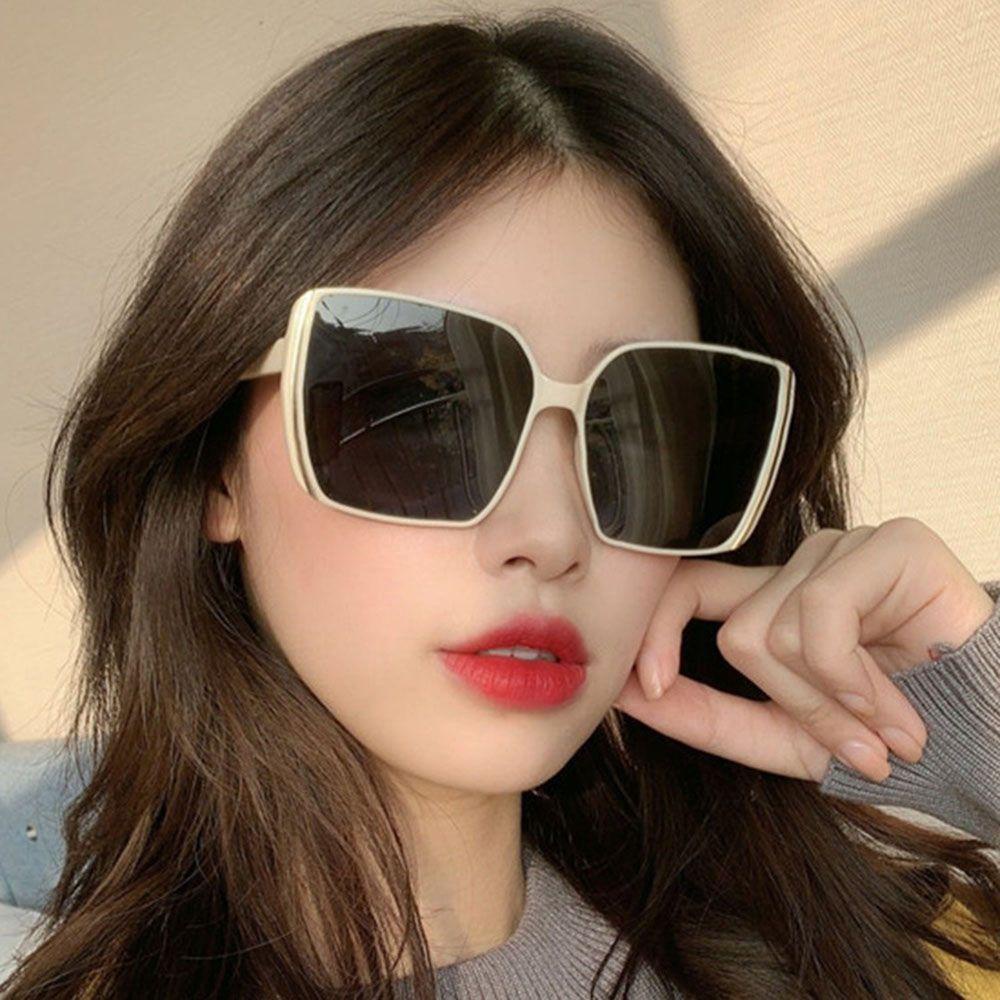 Kính Mát Gọng Vuông Lớn Phong Cách Hàn Quốc Cổ Điển Thời Trang Cho Nam Và Nữ