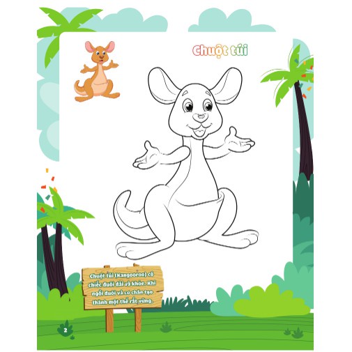 Sách - My Big Animal Con tô màu cảm xúc Rừng Xanh MEGAMN9317