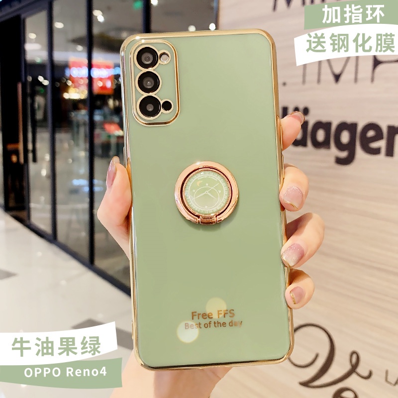 Ốp điện thoại QIANZI đơn giản cho OPPO reno3 reno4 reno4 pro reno5 reno5pro reno3 pro reno2 reno2Z 2F