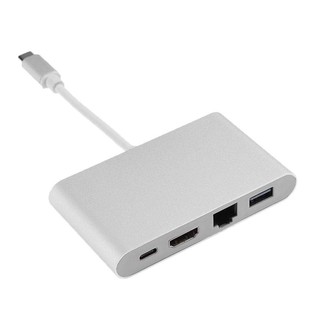 Cáp Chuyển USB Type c to Lan + HDMI + USB dành cho Macbook