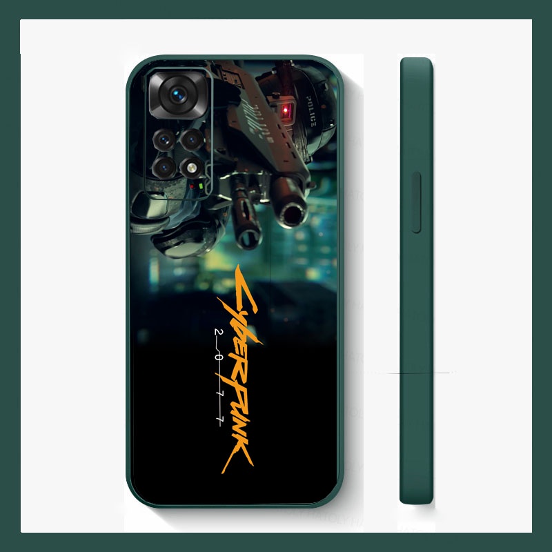 Ốp Điện Thoại Silicone Mềm Hình Cyberpunk Cho Xiaomi Redmi Note 11/4G 5G 11S Note 11