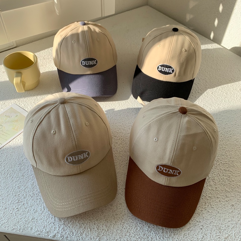 Nón Lưỡi Trai Màu Sắc Retro Thời Trang Hàn Quốc Cho Cặp Đôi