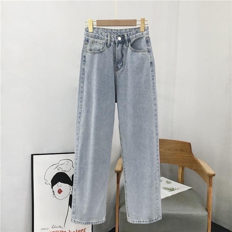 Quần jeans suông ống rộng siêu hách chân