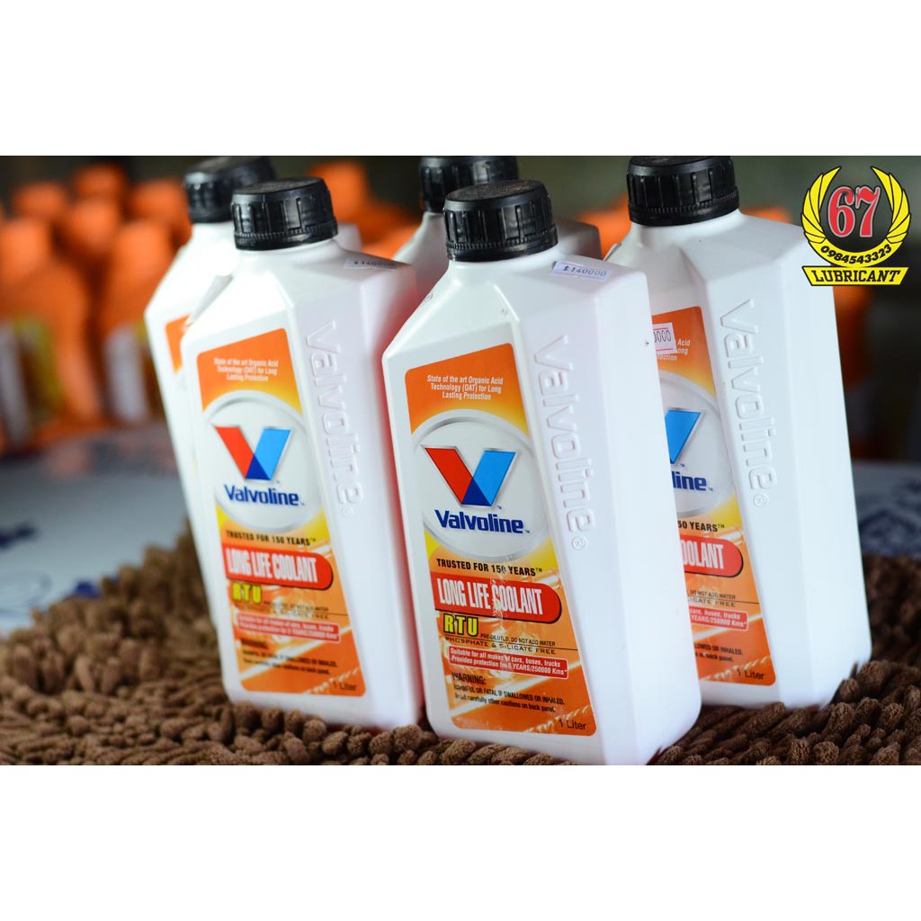 NƯỚC MÁT VALVOLINE Long Life Coolant pha sẵn nước đỏ 1L