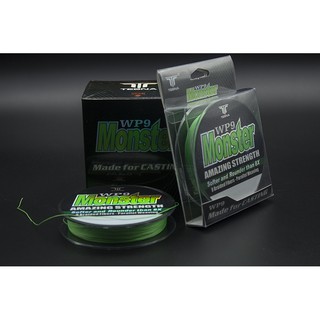Dây PE WP9 Monster 100m chuyên dụng câu lure cá lóc chẽm tráp nhồng giá rẻ hiệu quả chống xoắn tuyệt đối