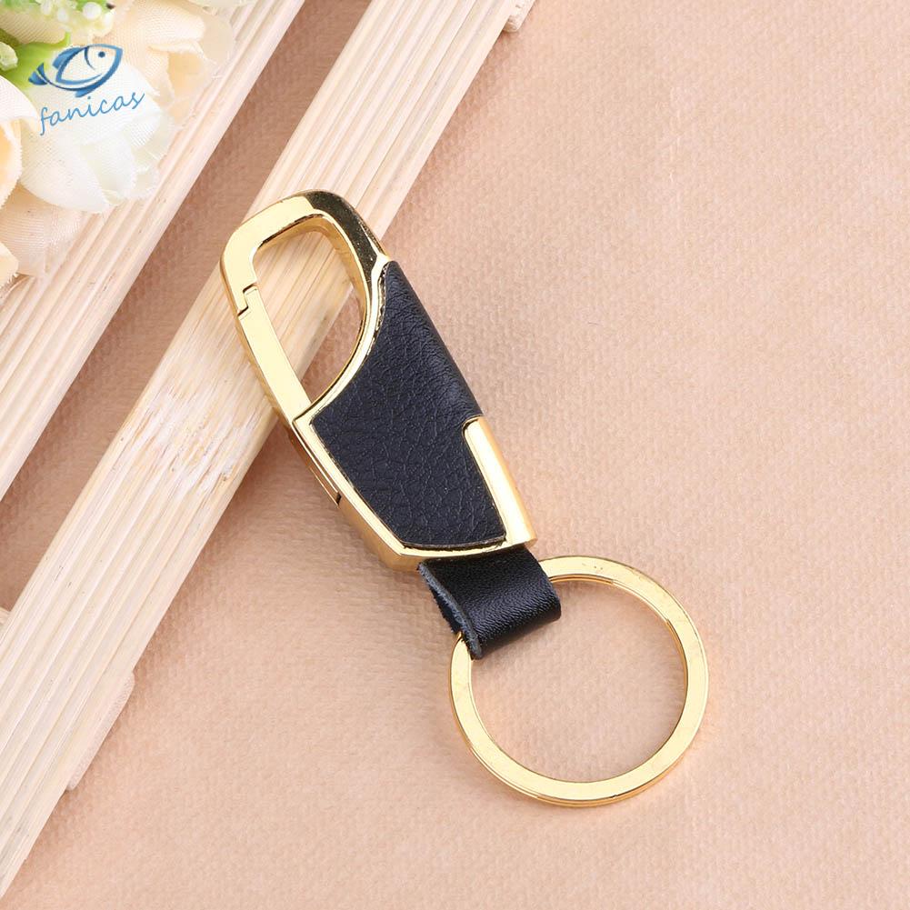 Móc Khóa Kim Loại Phối Da Cho Nam Giá Đỡ