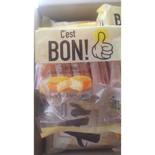 Bánh ăn sáng sợi thịt gà Orion C'est Bon gói 85g (5 bánh)