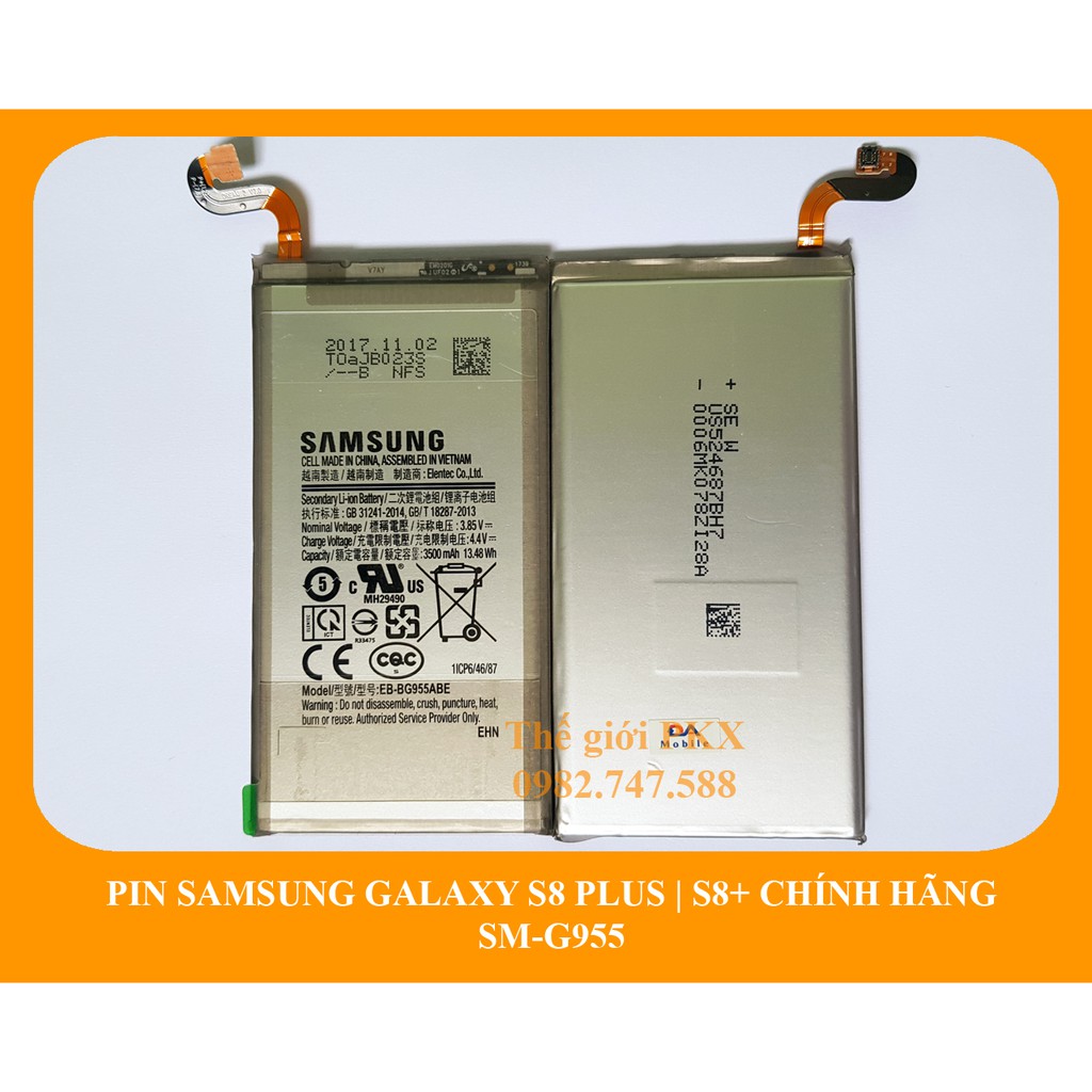 Pin Galaxy S8 Plus chính hãng | Pin Samsung S8+ G955 | Galaxy S8 G950 | Phát hiện hàng fake đền 10 lần giá trị sản phẩm