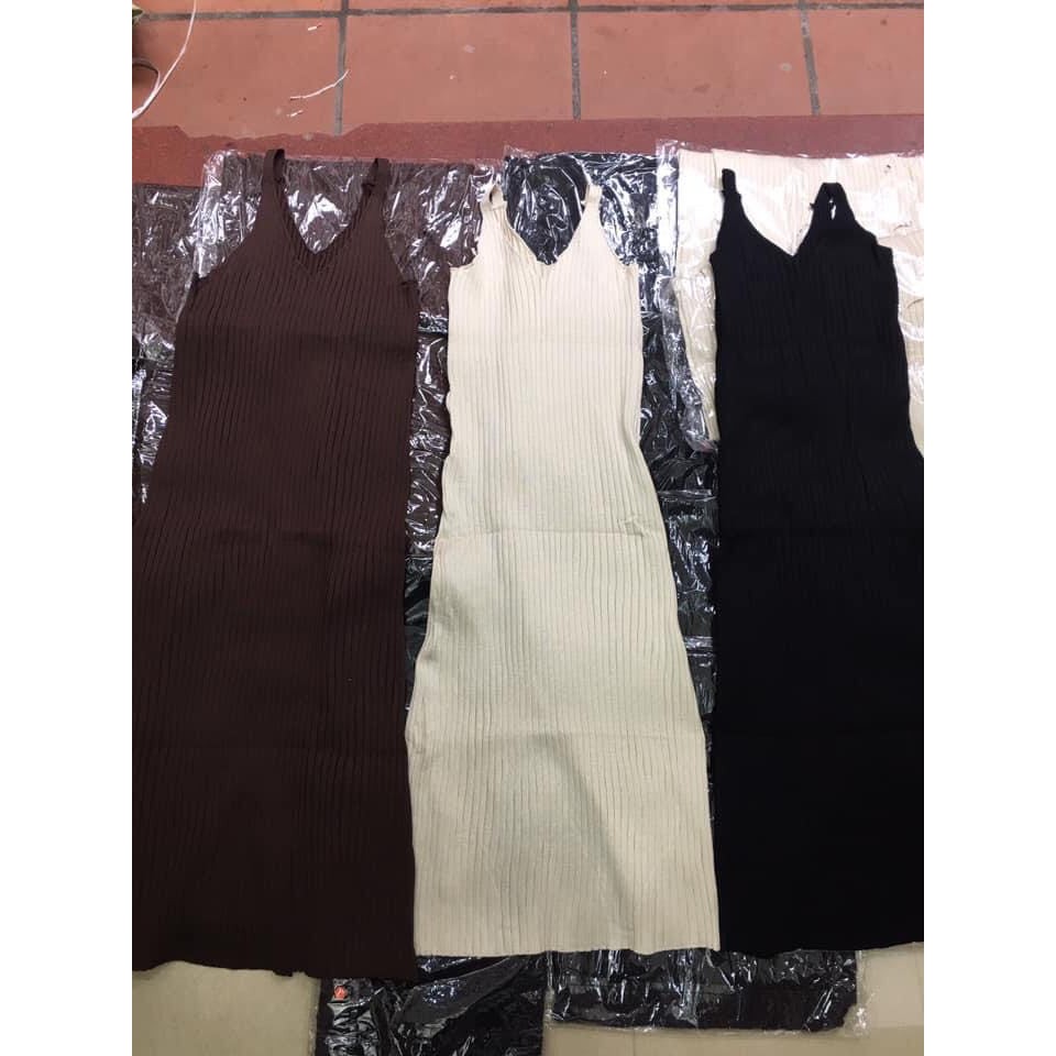 váy len tăm đũa Quảng Châu chất xịn, váy len dáng dài | BigBuy360 - bigbuy360.vn