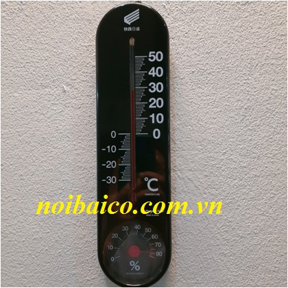 Nhiệt ẩm kế Niigata Seiki SK-1722KD. Vạch Kaidan. Đồng hồ thủy ngân đo nhiệt độ, độ ẩm.