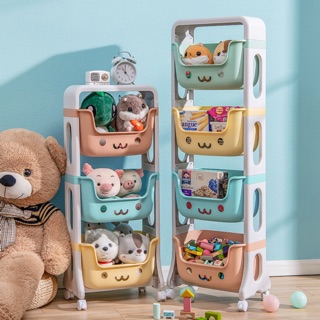 Kệ 3 tầng có bánh xe đựng đồ đa năng đồ chơi cho bé