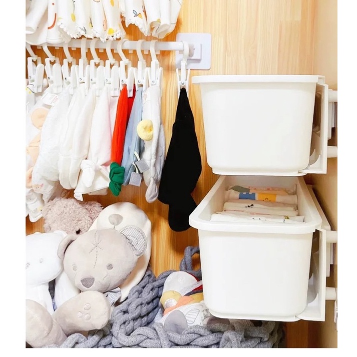 Ngăn nhựa kéo đựng quần áo cho bé gắn tủ, tủ nhựa đa năng tiện dụng
