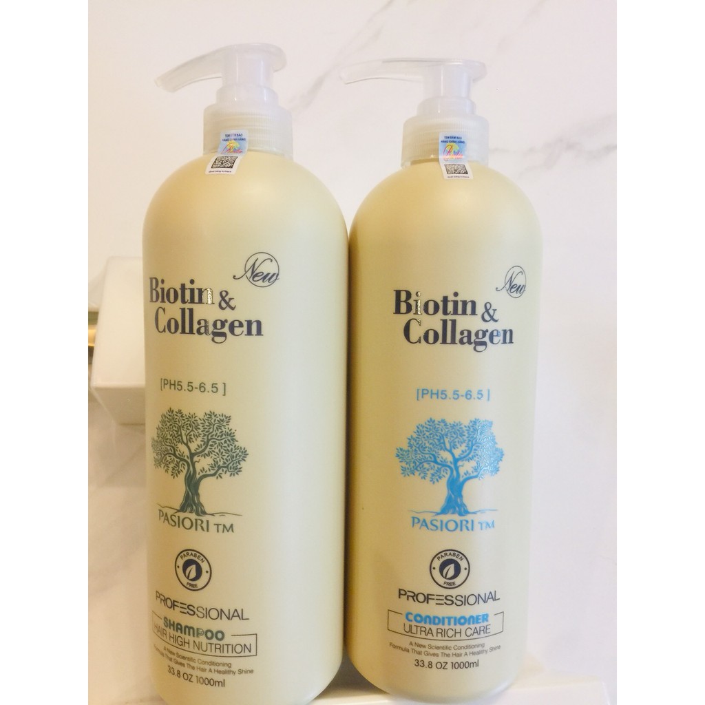 Dầu Gội Biotin, Gội Xả Collagen, Combo Gội Xả Collagen, Gội Xả Biotin Siêu Mềm Mượt, Sale Sốc/ MUA NGAY!
