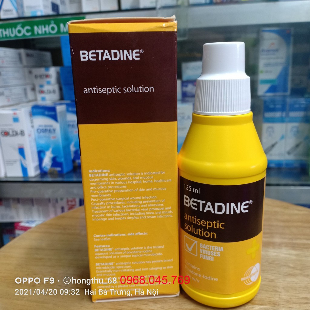 Dung dịch sát khuẩn BETADINE Antiseptic 10%