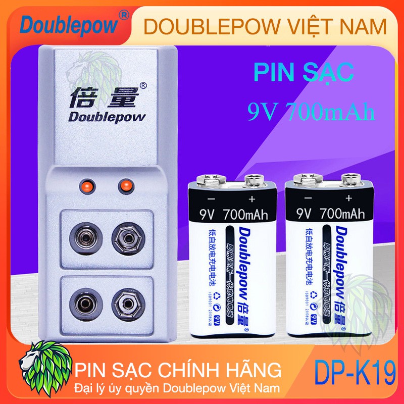 Pin Sạc 9V 700mAh Doublepow Dung Lượng Cao Cho Micro Karaoke