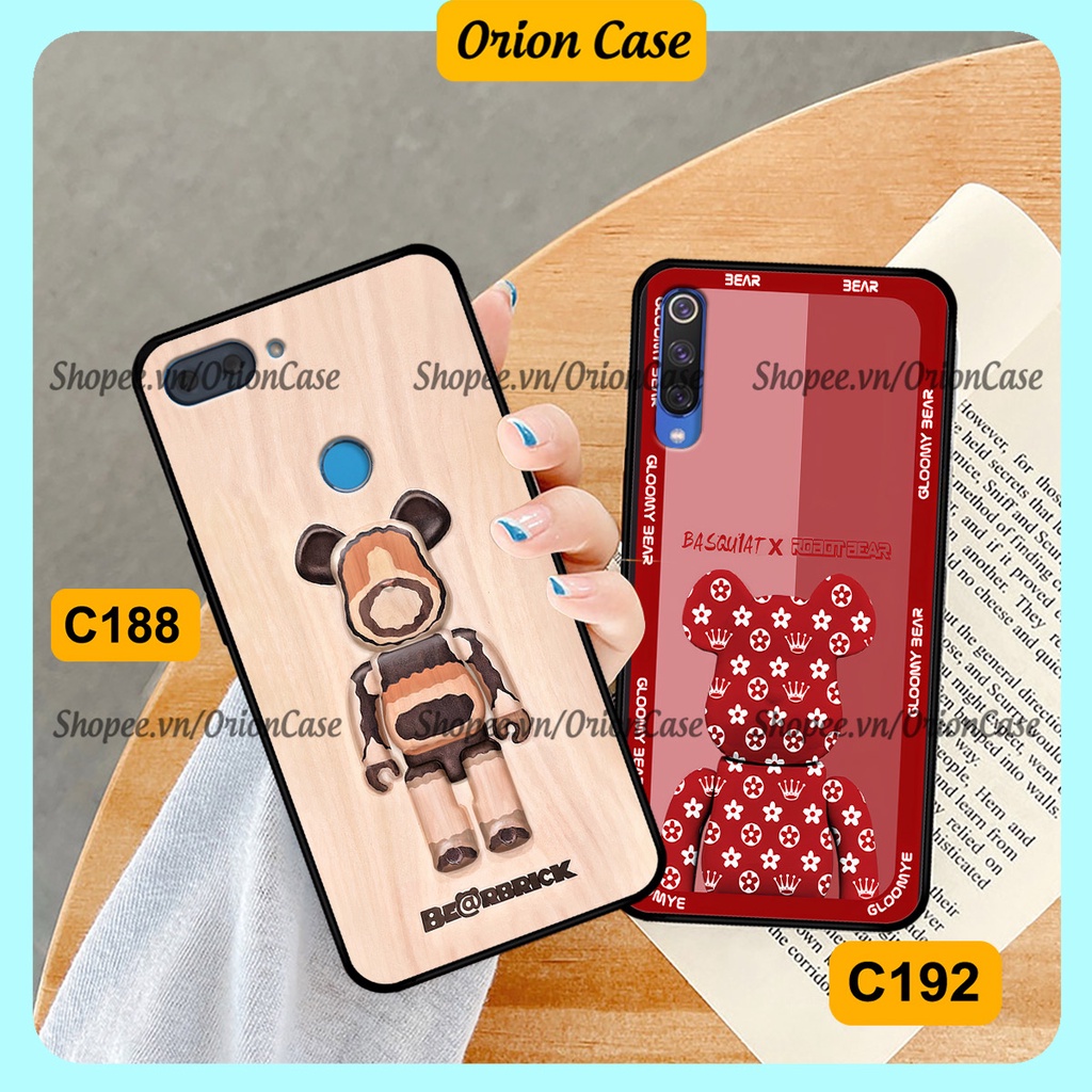 Ốp lưng Xiaomi Mi 9 - Mi 9 SE in hình bearbrick 3D thời trang, cá tính. ốp chống sốc, bền đẹp