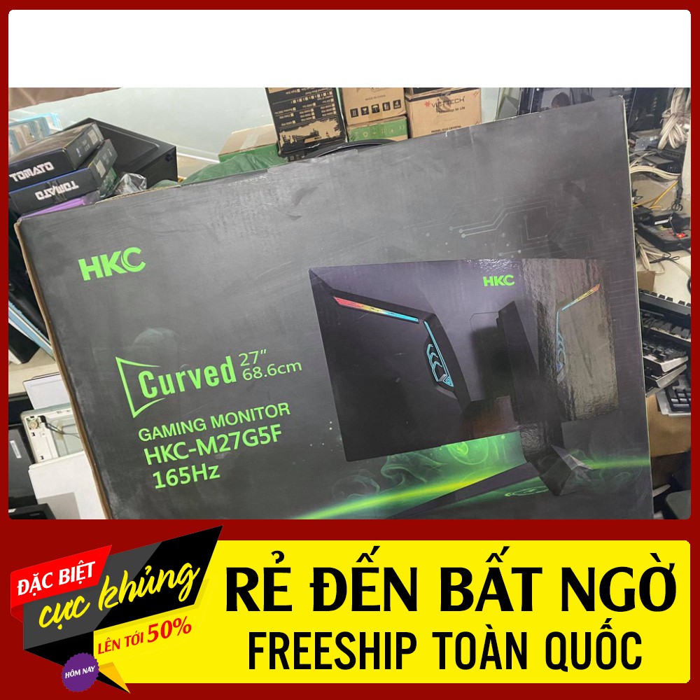 [500K] Màn hình máy tính HKC M27G5F 27inch Full HD 165Hz HDR Bảo Hành 22 Tháng