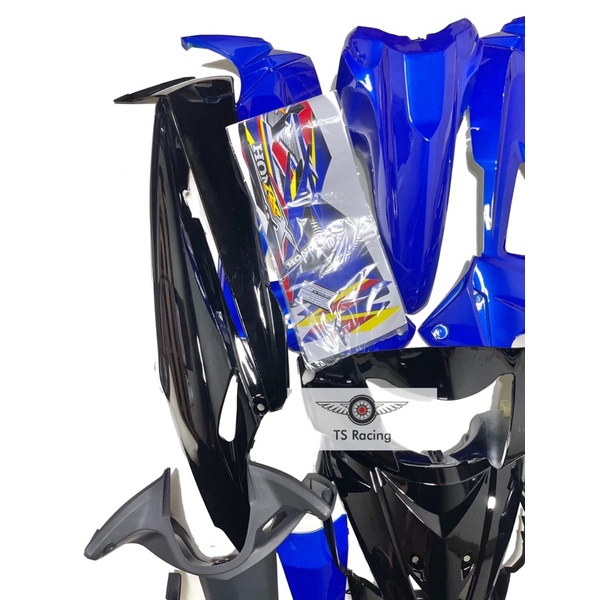 Dàn áo wave RSX100 màu xanh dương đen - tặng team 3 lớp