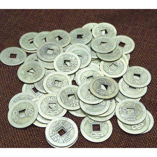Đồng tiền xu cổ - Combo 10 đồng - vật phẩm phong thủy | BigBuy360 - bigbuy360.vn