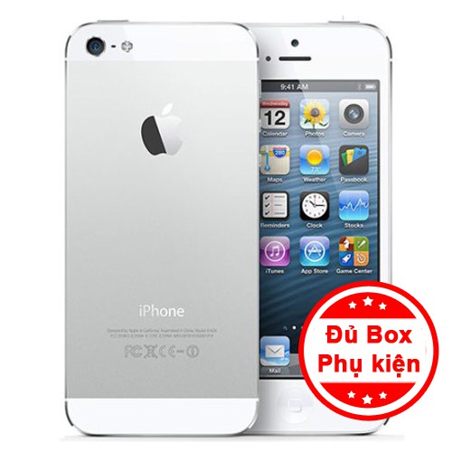 ĐIỆN THOẠI IPHONE 5 16G QUỐC TẾ Chính hãng FULL BOX