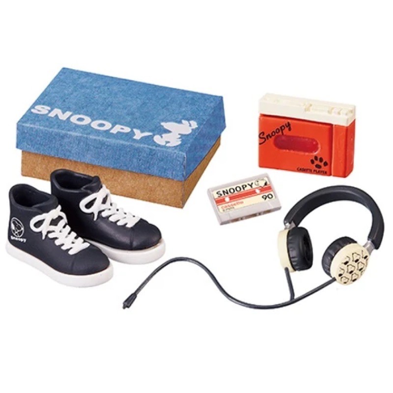 Re-ment rement mô hình giày thể thao snoopy - RNBROOKLYN01