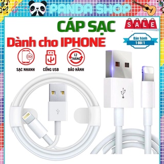 Dây sạc nhanh iphone, cáp sạc lightning hỗ trợ sạc iphone ipad nguồn 2A Sạc ổn định