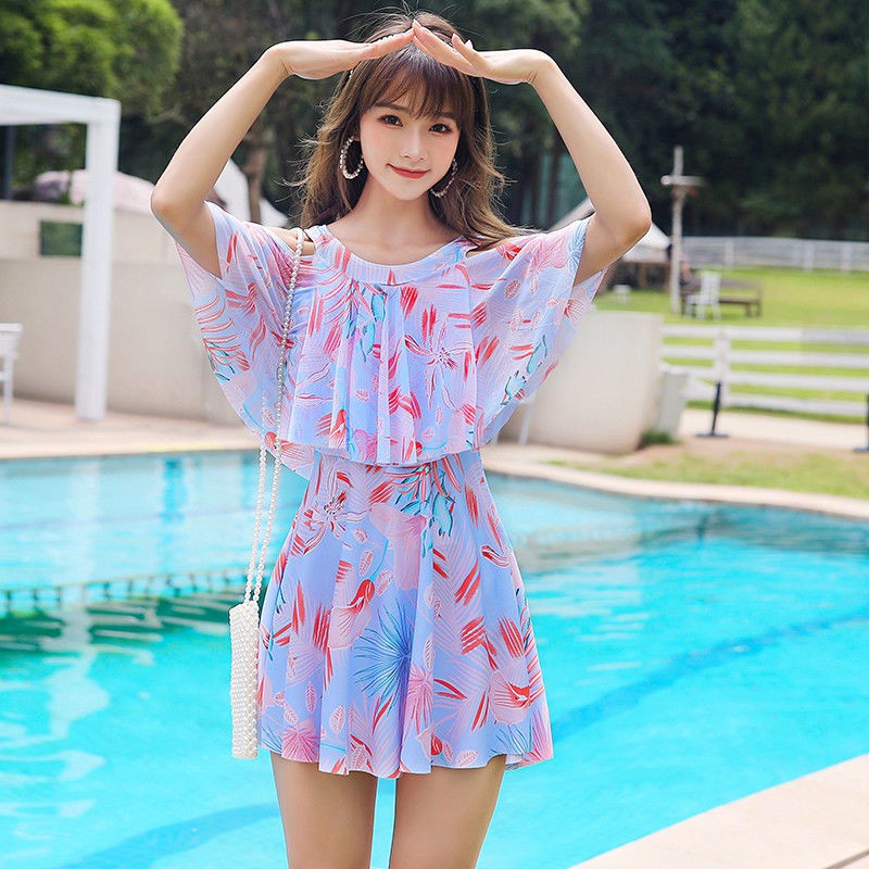 tu dungÁo tắm một mảnh nước nóng màu đỏ khoét tà kiểu mới tắm, xẻ tà, mới, kín đáo, suối nữ 2020 | BigBuy360 - bigbuy360.vn