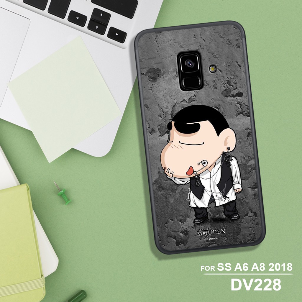 ỐP LƯNG SAMSUNG A6 2018 - SAMSUNG A8 2018 IN HÌNH SHIN NGẦU