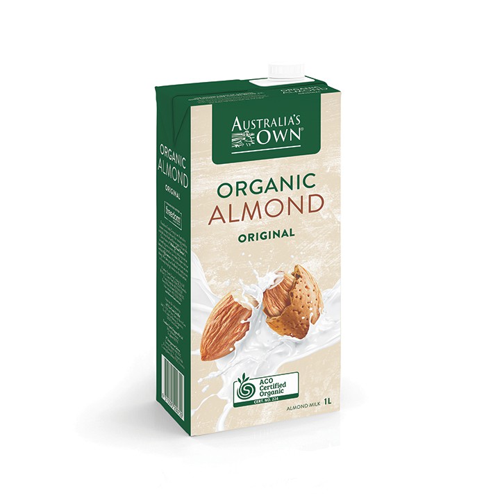 [Mã LT50 giảm 50k đơn 250k] Thùng 8 hộp sữa hạt hạnh nhân Organic Australia's Own hộp 1L